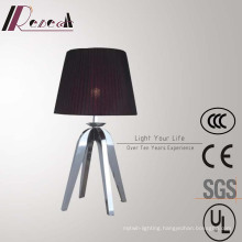 Hotel Decorative Red Table Lamp with Stainless Steel Legs
